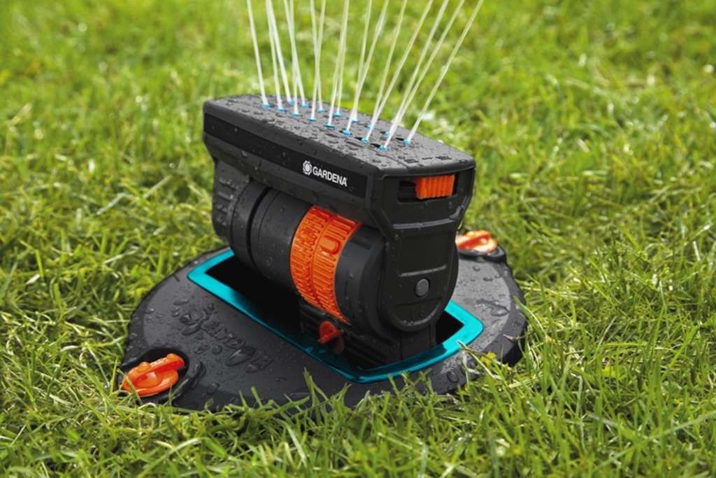 Gardena Sprinklersystem Versenk-Viereckregner OS 140