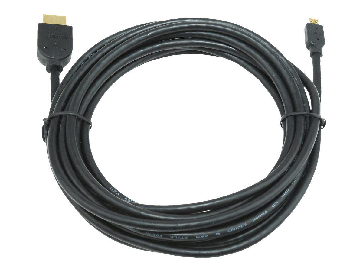 Gembird HDMI-Kabel - 19 pin micro HDMI Type D männlich zu HDMI männlich