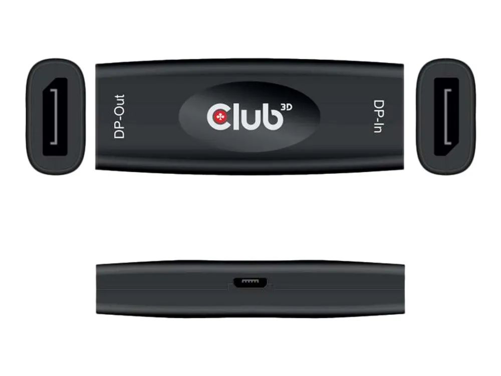 Club 3D CAC-1007 - Repeater - DisplayPort - 20-poliger DisplayPort / 20-poliger DisplayPort