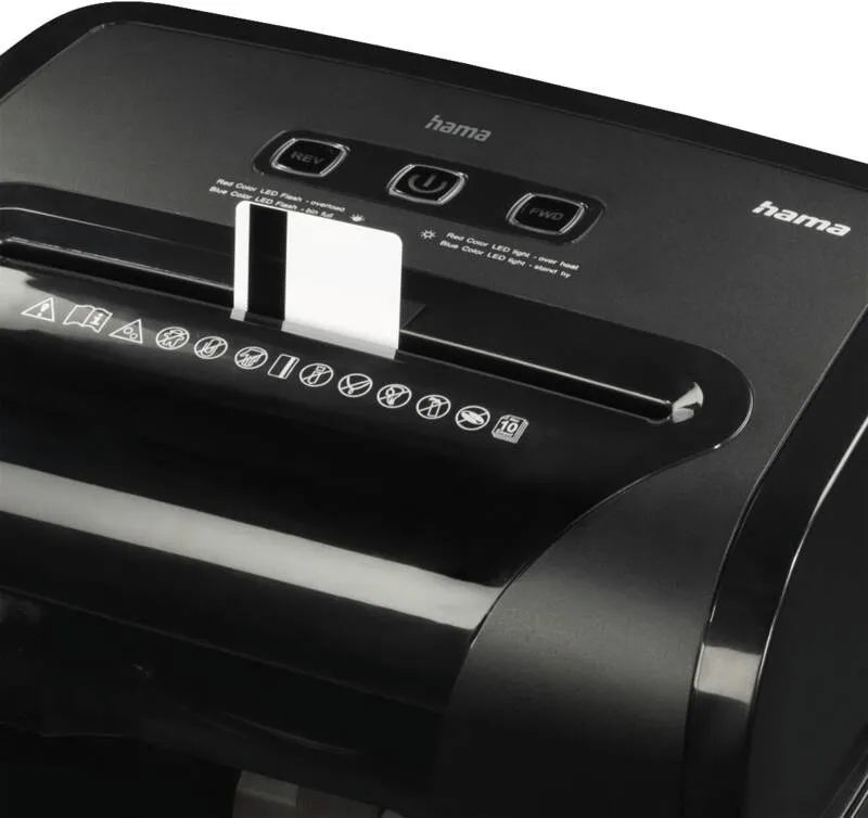 Hama Aktenvernichter "Prime M100", Schredder mit Sicherheitsstufe P5 T5 E4