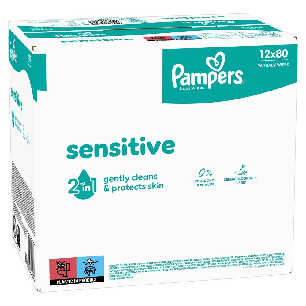 Pampers Feuchte Tücher Sensitive 12x