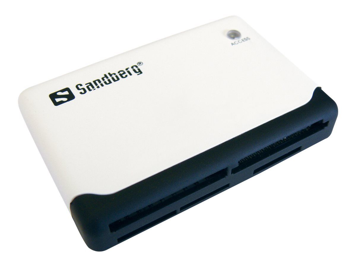 SANDBERG Multi Card Reader - Kartenleser (MS, MMC, SD, xD, CF, TransFlash, microSD, SDHC, MS Micro)