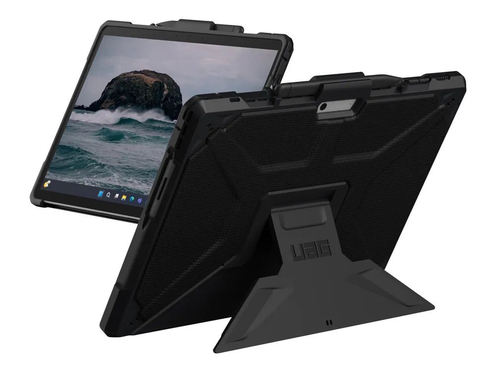 Urban Armor Gear UAG Metropolis Series Rugged Case for Surface Pro 9 Black Metropolis Series - Black - Hintere Abdeckung für Tablet - widerstandsfähig - Schwarz - für Microsoft Surface Pro 9, Pro 9 for Business, Pro 10 for Business, Pro (11th Edition