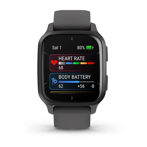 Garmin VENU SQ 2 Dunkelgrau/Schiefergrau