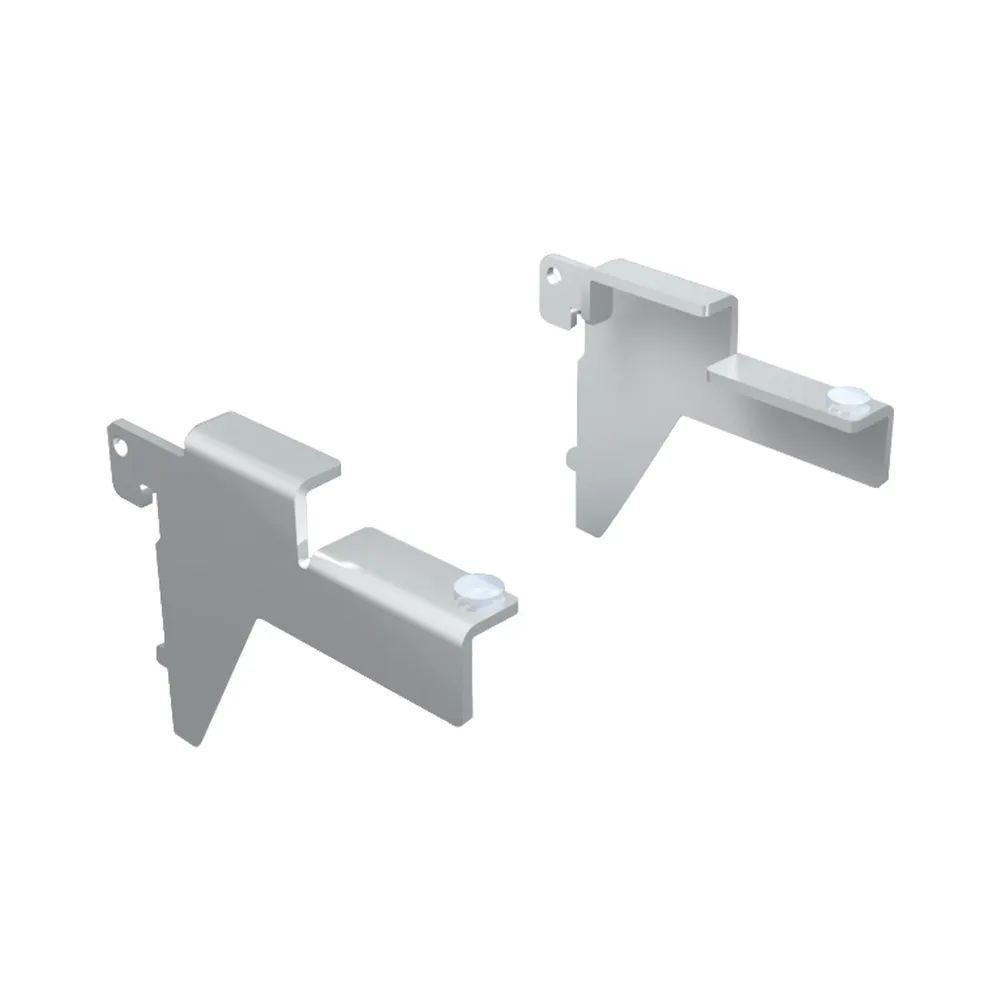 Umdasch Store Makers Amstetten GmbH Ladenbausystem Single/Twin Konsole für Glas 100 mm grau