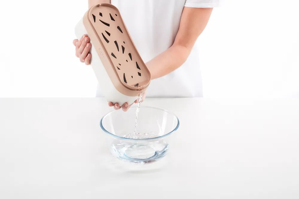 Lékué Mikrowellen-Schnellkocher für Pasta - Terracotta