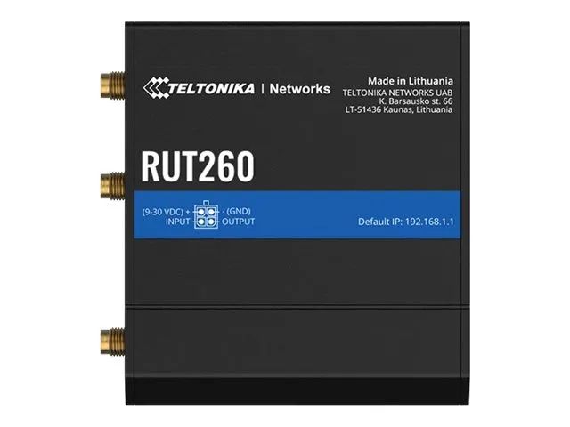 Teltonika RUT260 - Wireless Router - WWAN 2,4 GHz