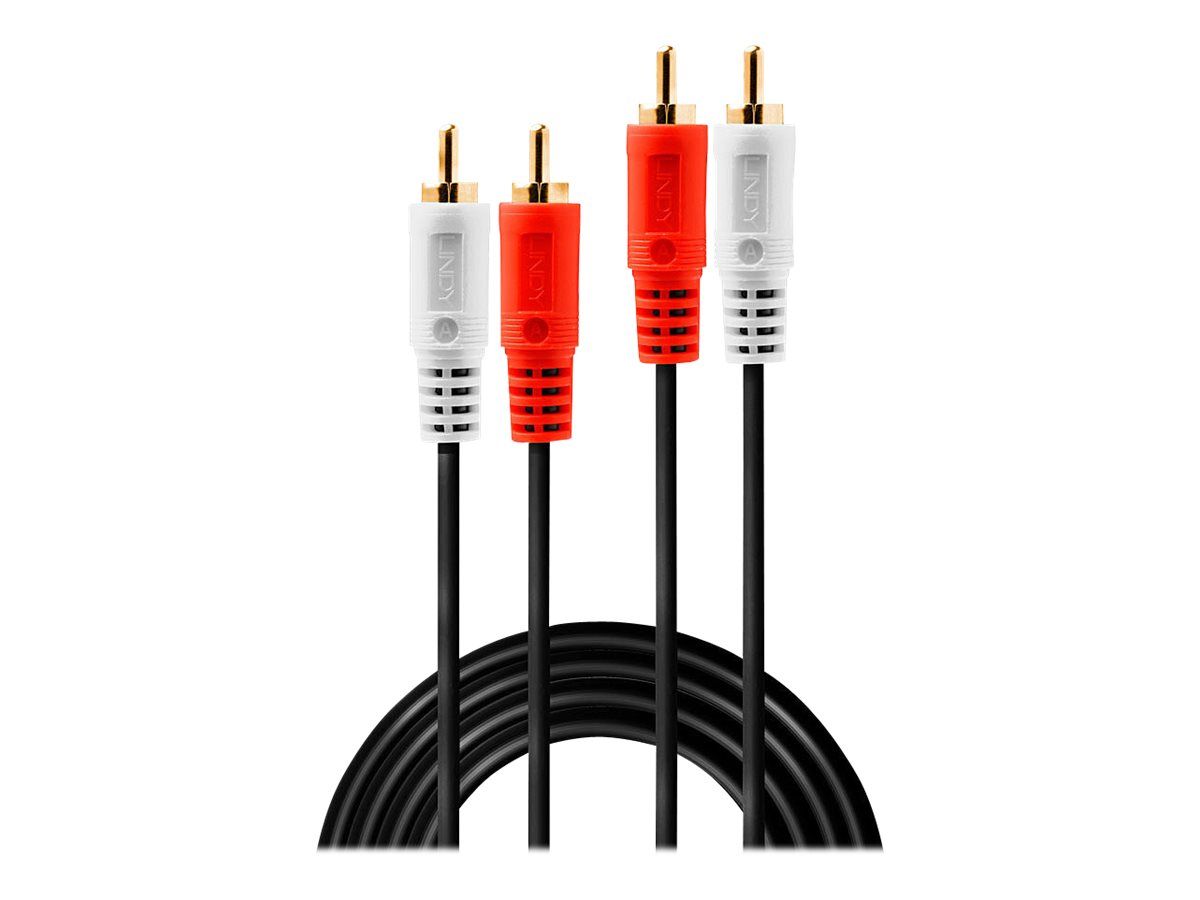 Lindy Premium - Audiokabel - RCA x 2 männlich zu RCA x 2 männlich