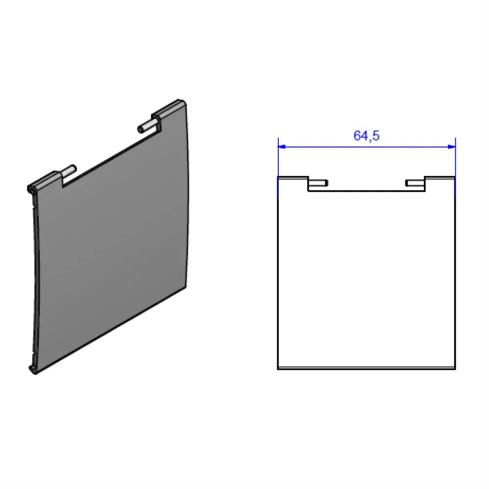 BACHMANN KAPSA XX-Small Deckel, weiß