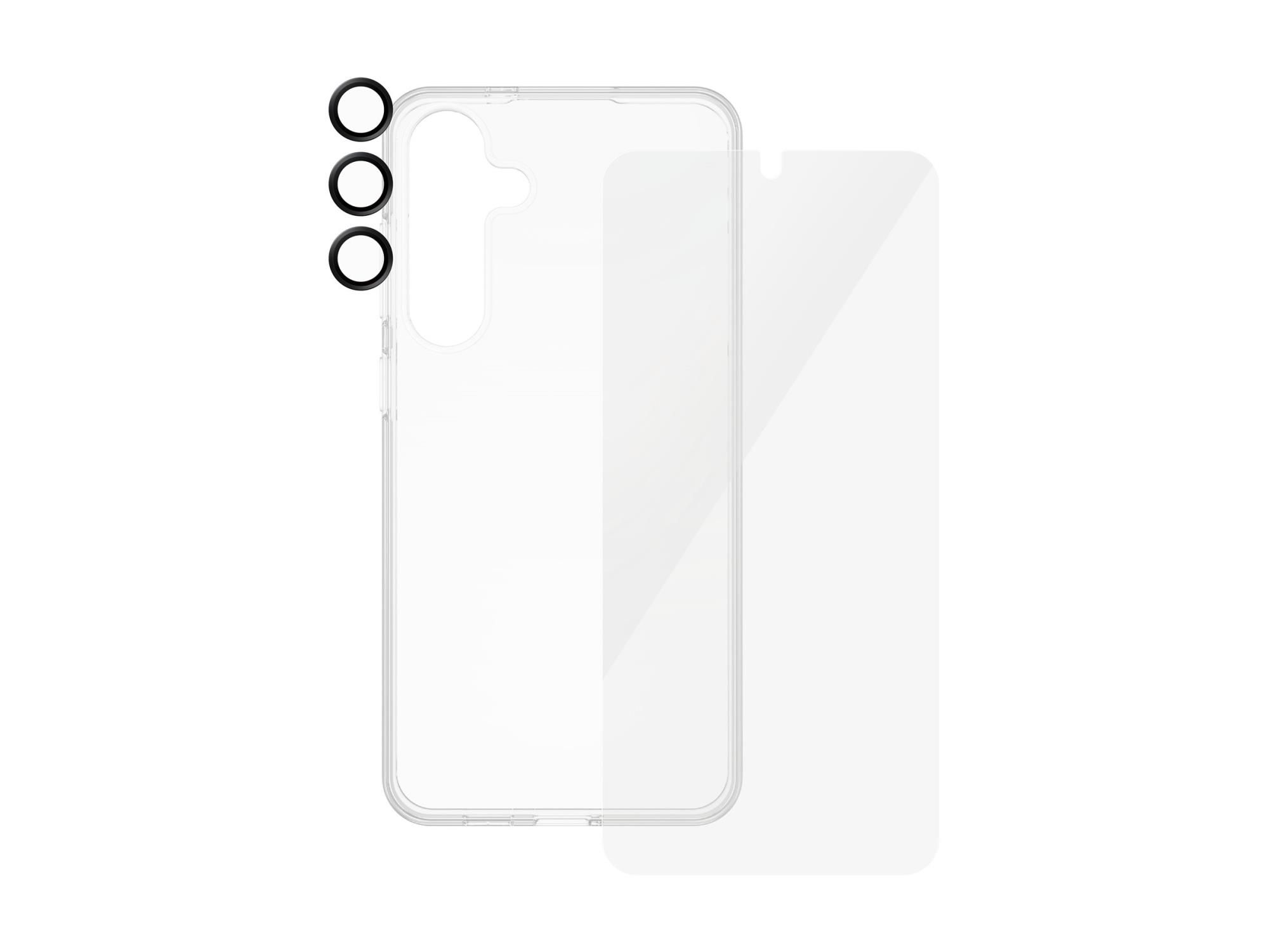 PanzerGlass SAFE. by PanzerGlass - 3-in-1 Schutzpacket - hintere Abdeckung für Mobiltelefon - Thermoplastisches Polyurethan (TPU)