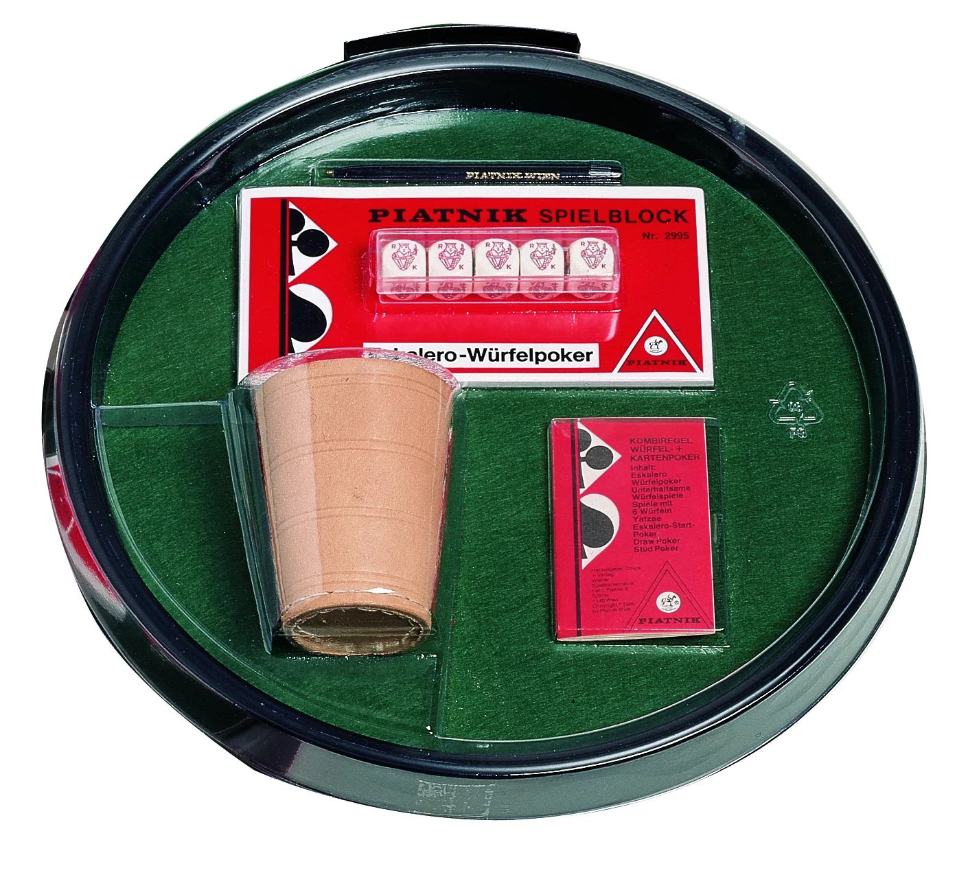 Piatnik 296758 Würfelpoker-Set