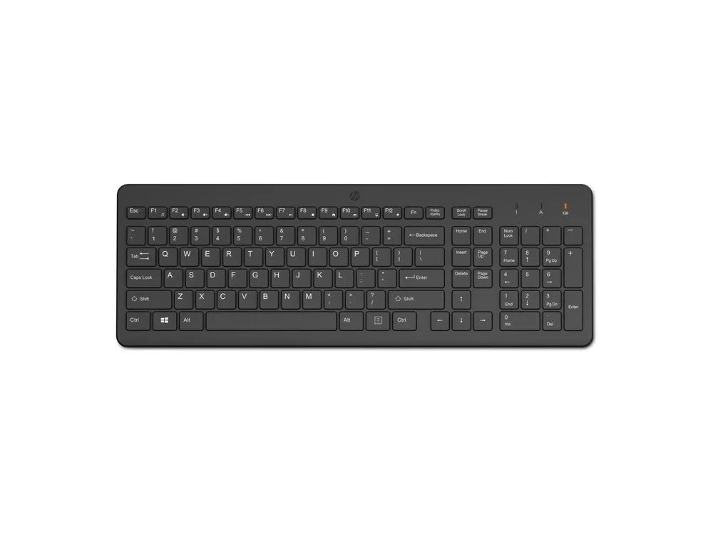 HPE HP 225 - Tastatur - 2,5-Zonen-Layout - kabellos