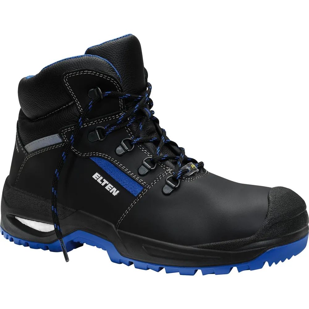 ELTEN Sicherheitsstiefel Leonardo XXSG black-blue Mid ESD S3 41