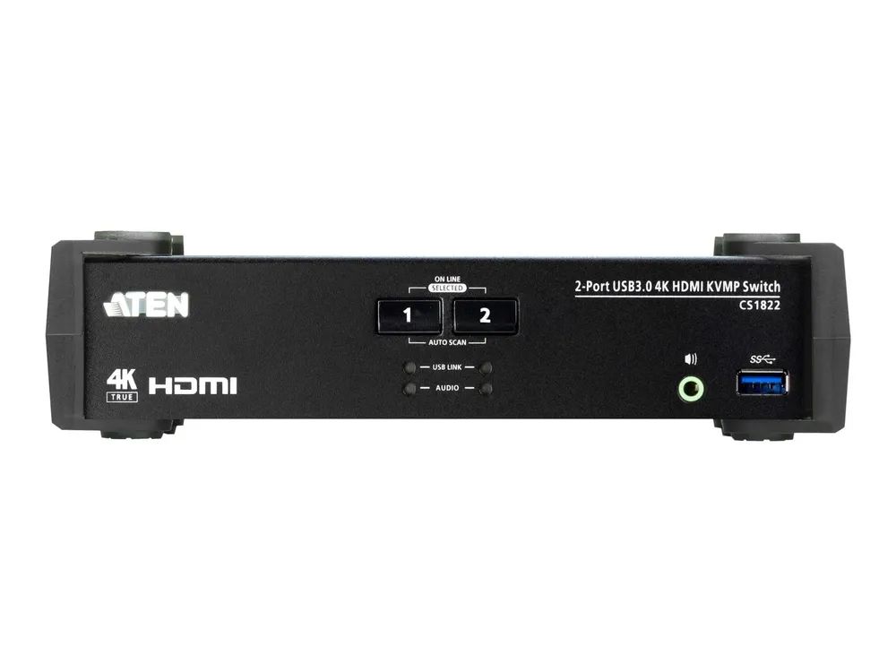 ATEN CS1822 KVMP Switch - KVM-/Audio-/USB-Switch