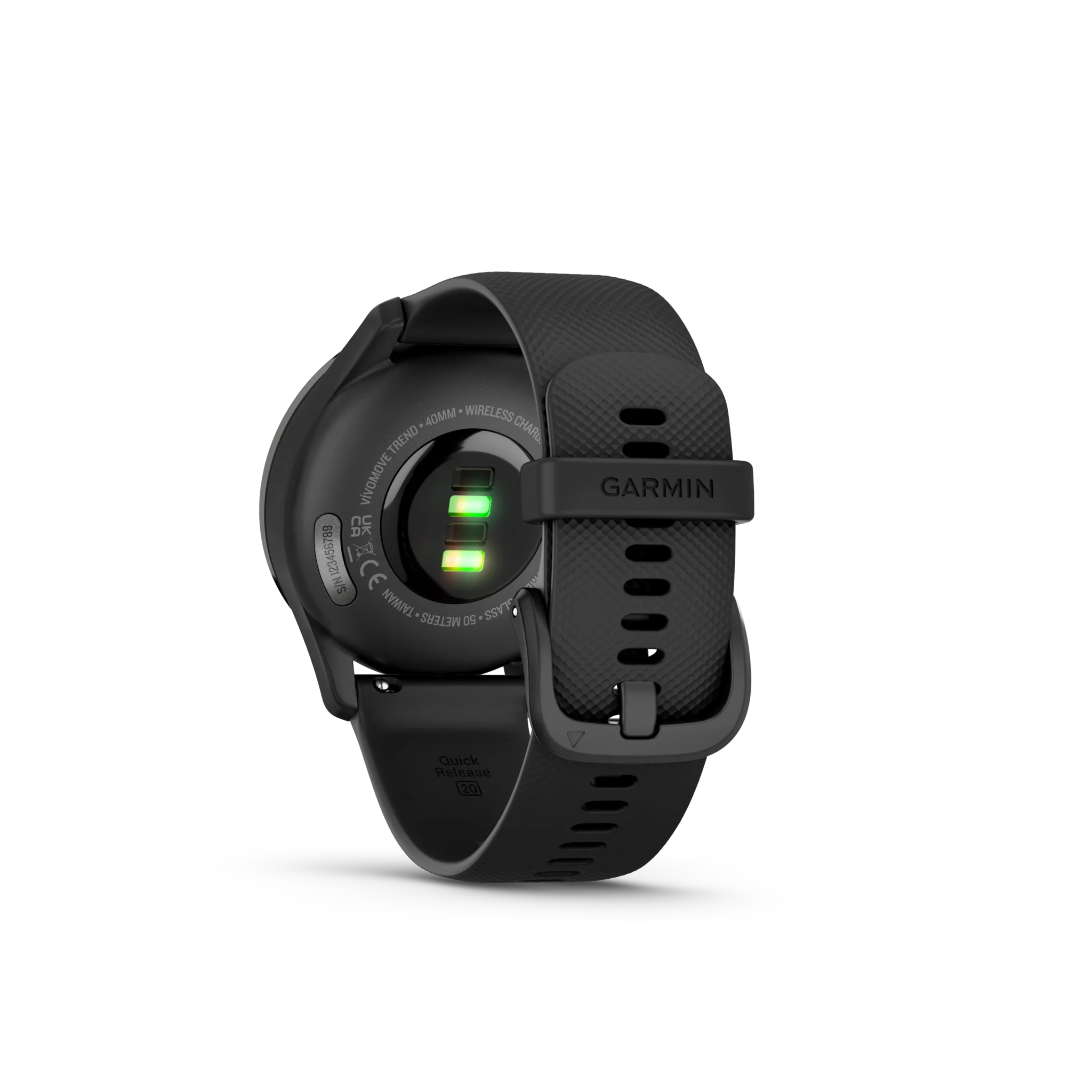 Garmin VIVOMOVE TREND, Schwarz/Schiefergrau