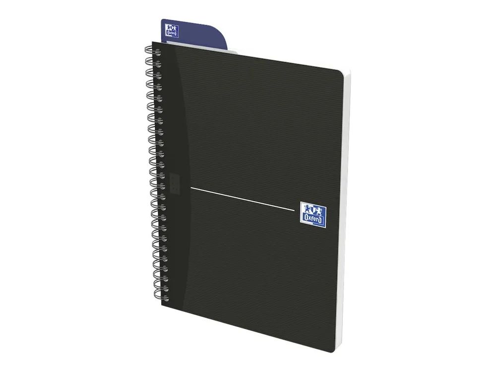Oxford Office Smart Black - Notizbuch - drahtkammgebunden - A5 (148 x 210 mm)
