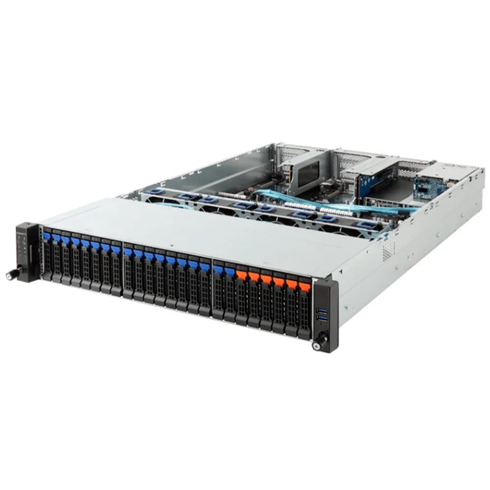 Gigabyte Barebone R281-Z91 rev. B00 2U Dual Sockel SP3 6NR281Z91MR-00 - Server-Barebone - AMD EPYC