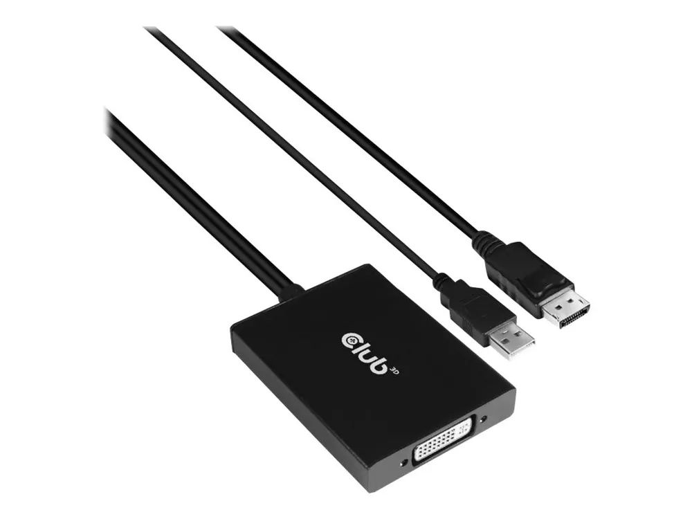 Club 3D DisplayPort/DVI-Adapter - Dual Link - USB (nur Strom)