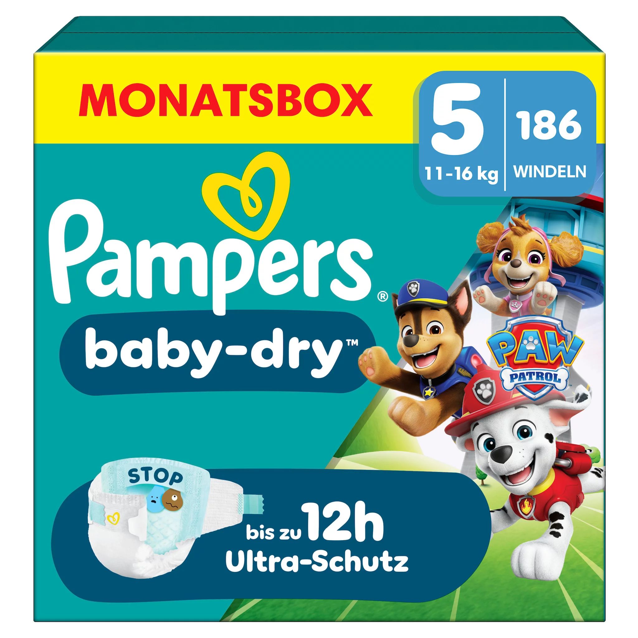 Pampers Baby Dry Gr.5 Junior 12-17kg Paw Patrol
