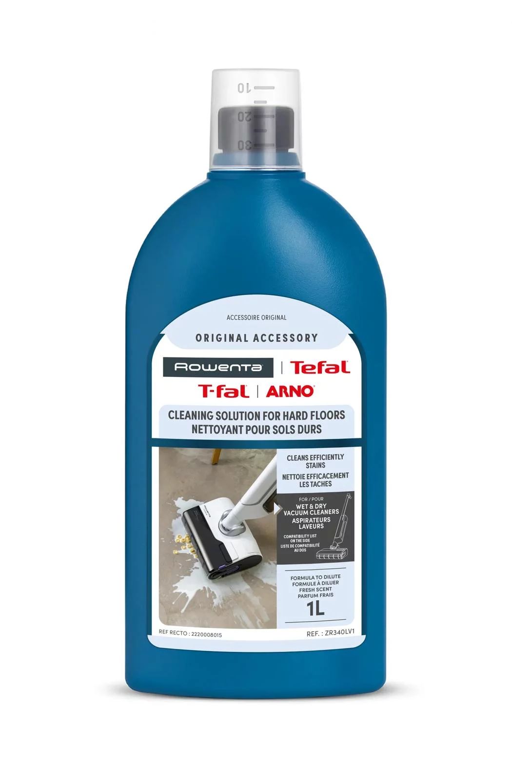 Rowenta Reinigungslösung Hartböden für X-Clean 1 Liter (ZR340LV)