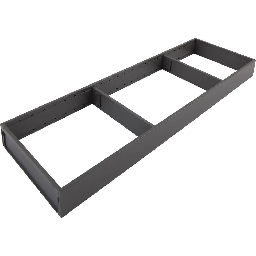 BLUM AMBIA-LINE Schubkastenrahmen breit, NL600mm, Stahl Oriongrau matt
