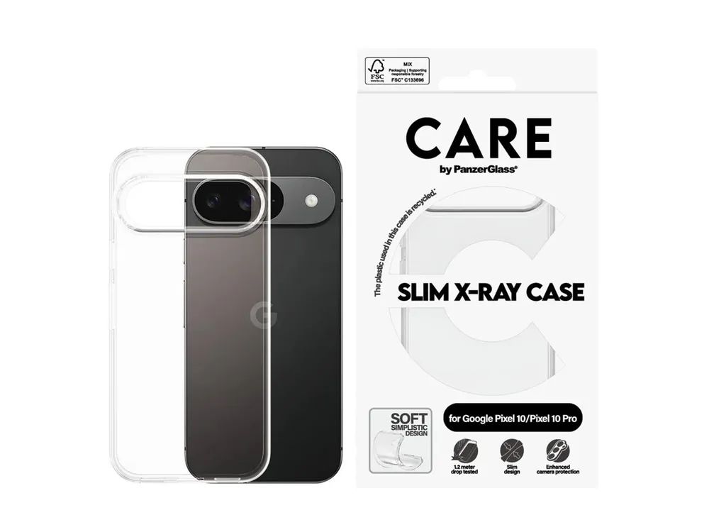 PanzerGlass CARE by Fashionable Case Transparent X-Ray Soft Basic Google Pixel 10 10