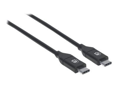 Manhattan USB-C to USB-C Cable, 2m, Male to Male, 480 Mbps (USB 2.0)