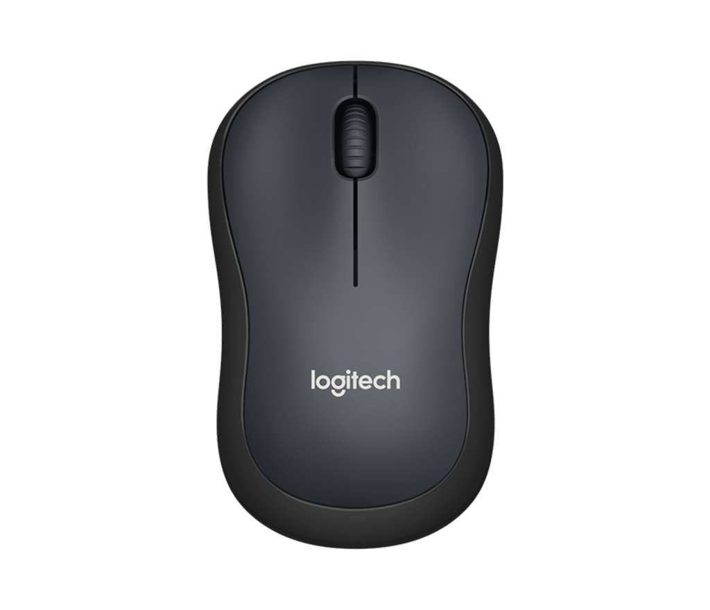 Logitech M220 Silent - Maus - optisch - 3 Tasten - kabellos - 2.4 GHz - kabelloser Empfänger (USB)