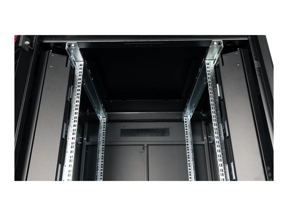 ROLINE Pro - Schrank Netzwerkschrank - mit Glastür, 800 x 800 mm (B x T)