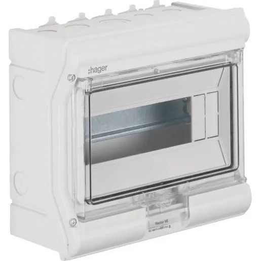 Hager VECTOR IP65, 10 PLE, UV-STABIL / HAGER VE110PN