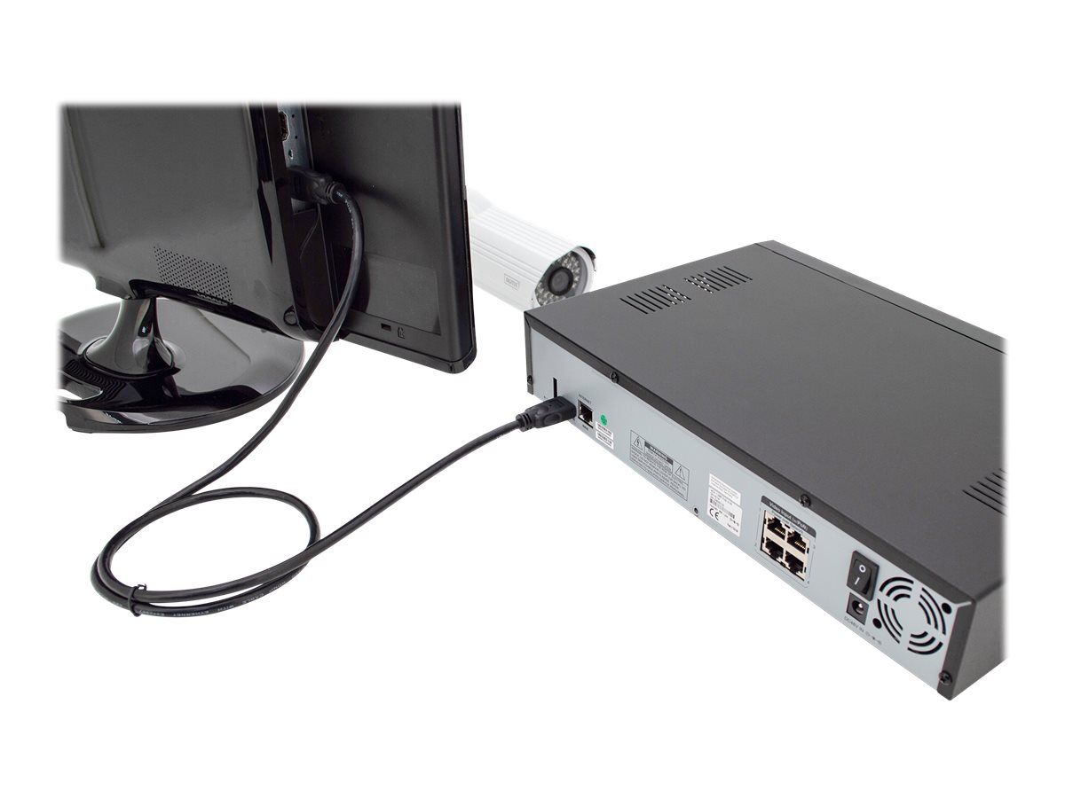 DIGITUS HDMI Premium High Speed mit Ethernet Anschlusskabel