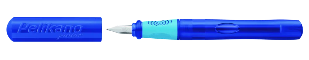 Pelikan Pelikano® Junior Schreiblernfüller für Linkshänder, Blau, Feder L, Faltschachtel