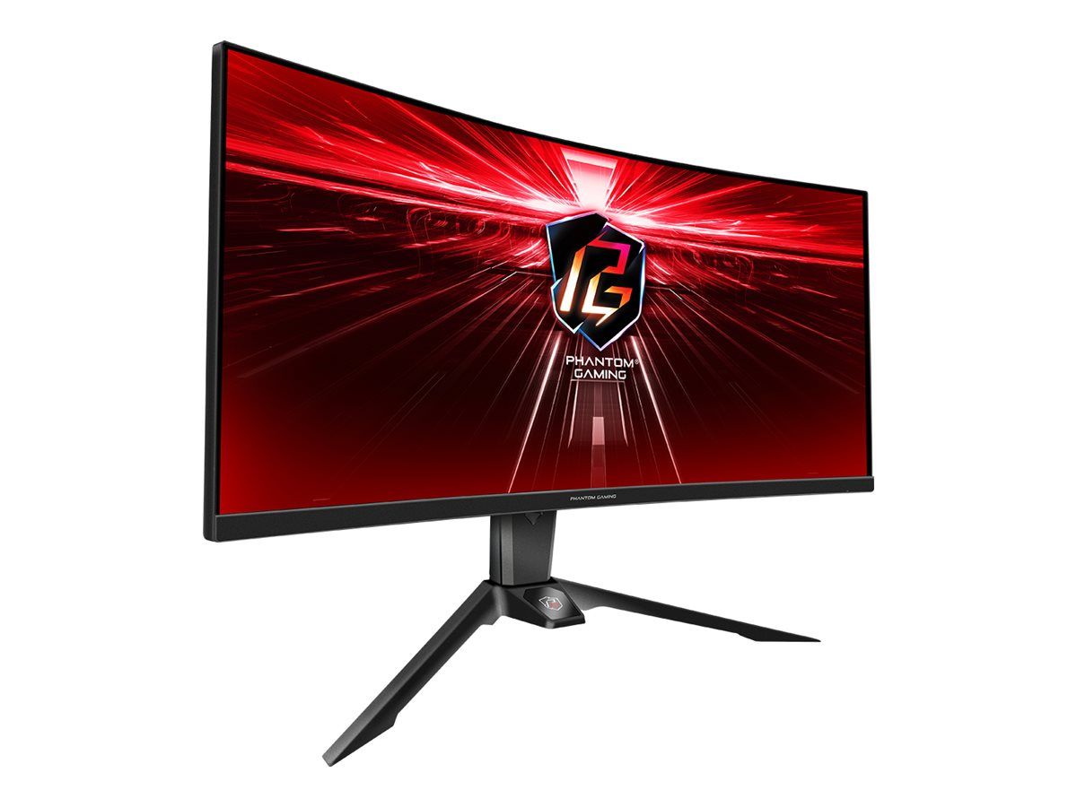ASRock Phantom Gaming PG34WQ15R2B - LED-Monitor - Gaming - gebogen - 86.4 cm (34")
