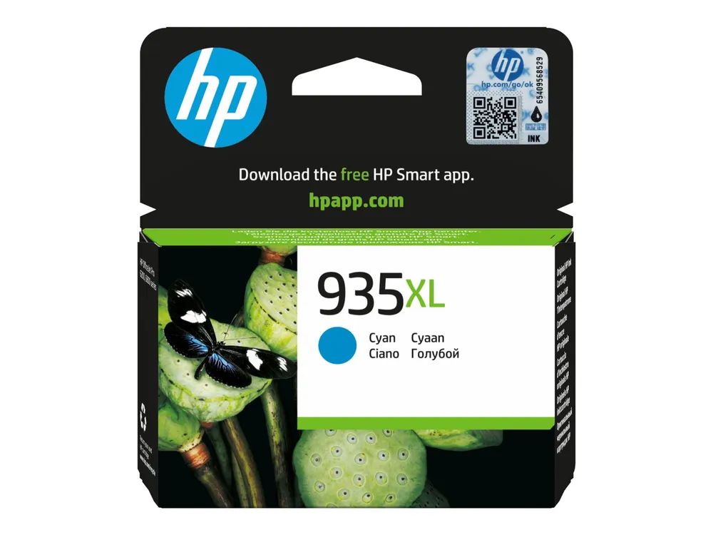 HP 935XL High Yield Cyan Original Ink Cartridge - Original - Cyan - Officejet 6812 e-AiO - Officejet 6815 e-AiO - Officejet Pro 6230 ePrinter - Officejet Pro 6830 e-AiO,... 1 Stück(e) - Tintenstrahldrucker - Hohe (XL-) Ausbeute