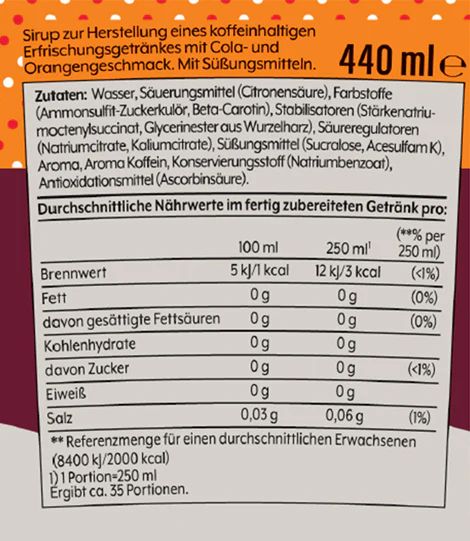 SodaStream "Schwip Schwap ohne Zucker Sirup 440ml"