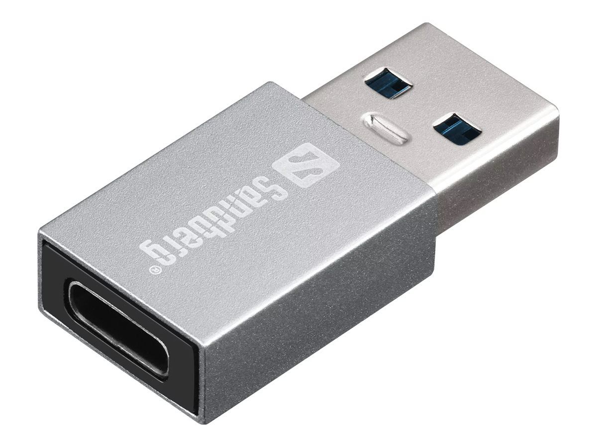 SANDBERG USB-Adapter - 24 pin USB-C (W) zu USB Typ A (M)