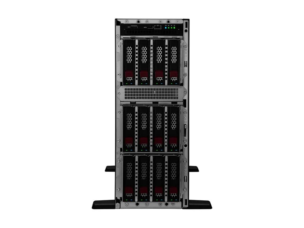 HPE ProLiant ML350 Gen11 Base - Server - Tower - 4U - zweiweg - 1 x Xeon Silver 4410Y / 2 GHz - RAM 32 GB - SATA - Hot-Swap 8.9 cm (3.5")