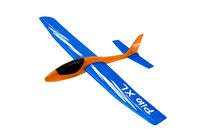 JAMARA Pilo XL Schaumwurfgleiter EPP Tragfläche blau Rumpf orange - Spielzeug-Segelflugzeug - 8 Jahr(e)