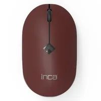 INCA IWM-231RB - Beidhändig - Optisch - RF Wireless - 1600 DPI - Schwarz - Braun