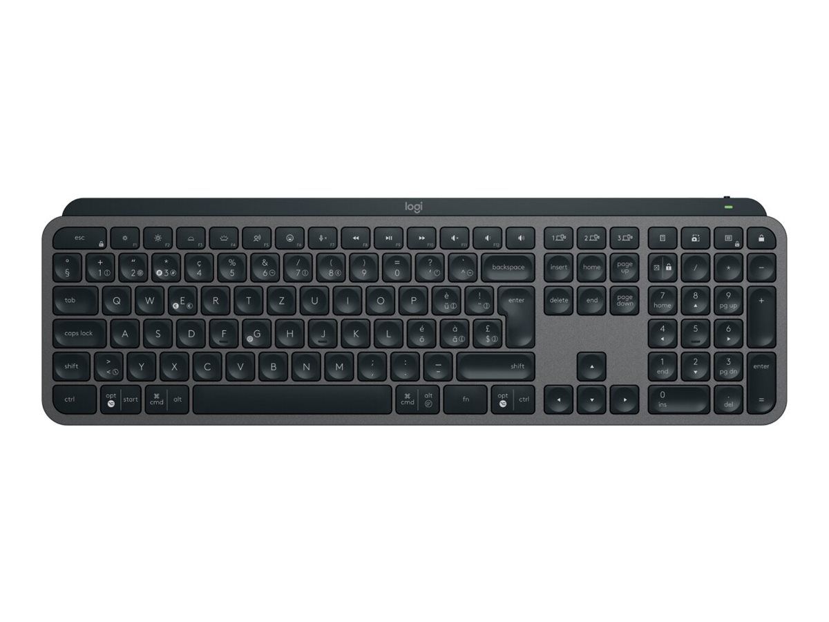 Logitech MX Keys S - Tastatur - hinterleuchtet - kabellos - Bluetooth LE - QWERTY - Nordisch (Dänisch/Finnisch/Norwegisch/Schwedisch)