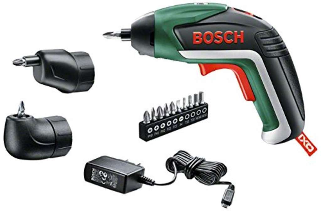 Bosch IXO V Set mit Exzenter- und Winkelaufsatz