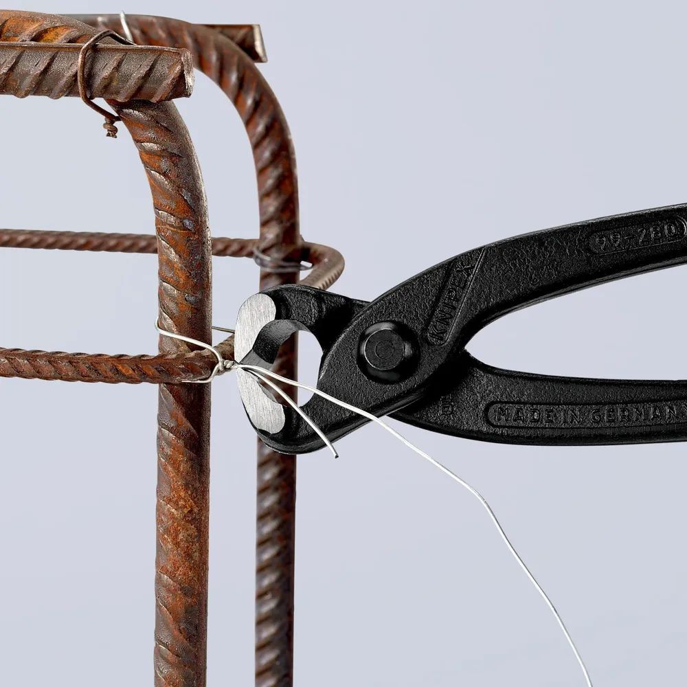 KNIPEX Monierzange (Rabitz- oder Flechterzange) schwarz atramentiert 280 mm