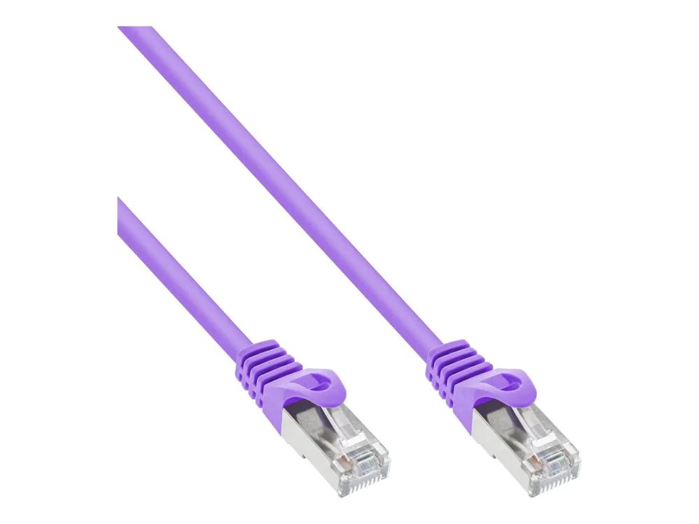 InLine Patchkabel - SF/UTP - Cat.5e - violett - 7,5m