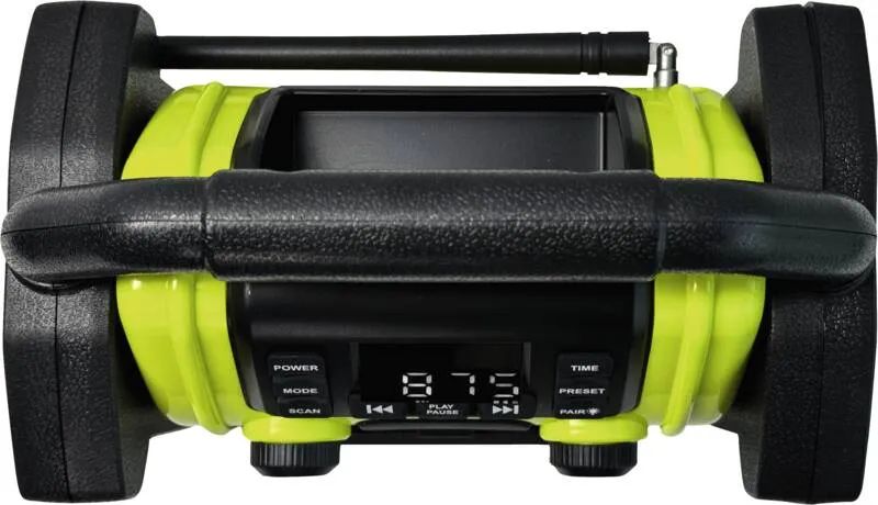 Silva Schneider BAUSTELLEN PLL RADIO AKKU IP55 / SIL-SC BR 230 BT NEON GRÜN 243024