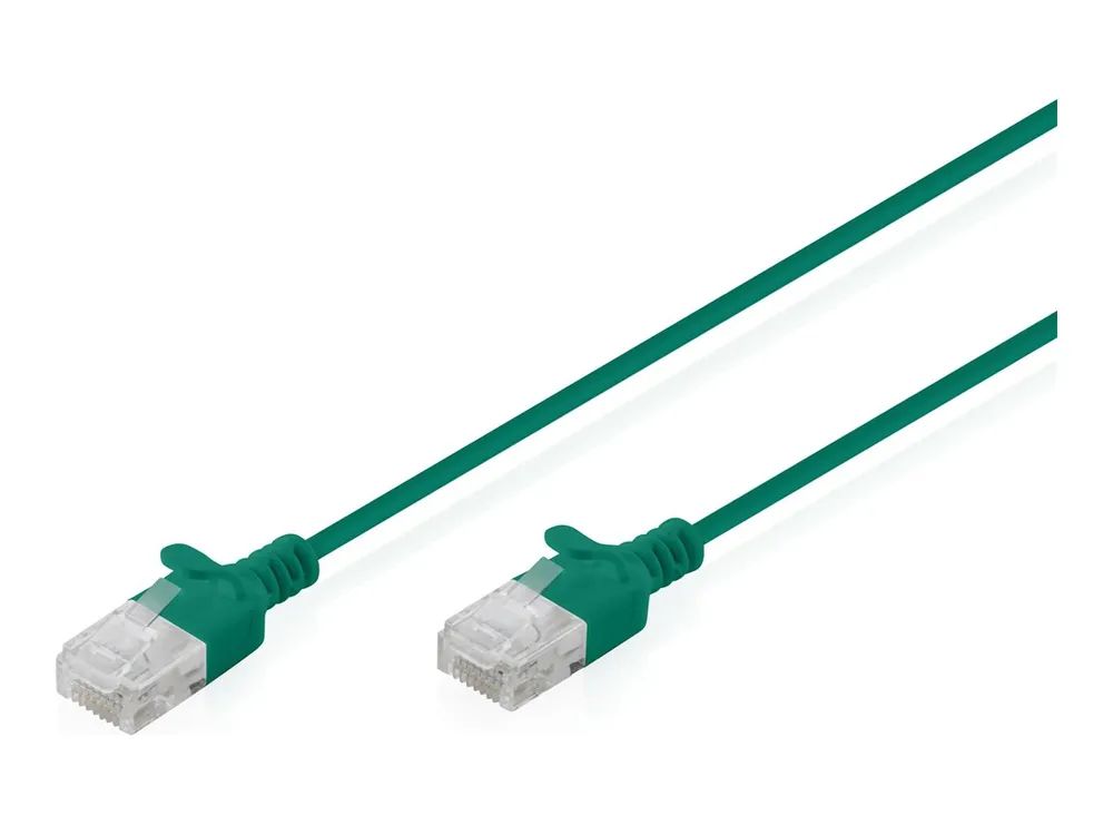 DIGITUS Patchkabel Cat 6 U-UTP Slim Grün 10 Stück - Kabel - Netzwerk