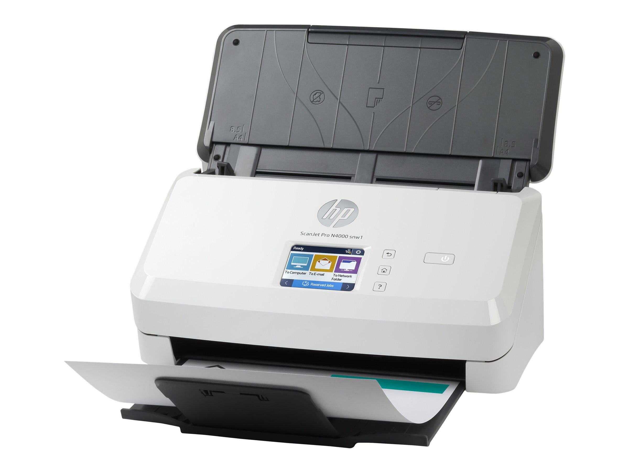 HP Scanjet Pro N4000 snw1 Sheet-feed - Dokumentenscanner - CMOS / CIS - Duplex - 216 x 3100 mm - 600 dpi x 600 dpi - bis zu 40 Seiten/Min. (einfarbig)