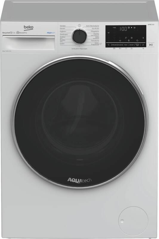 Beko B5WFU58418W Waschmaschine (8kg,H:84cm,B:60cm, A)