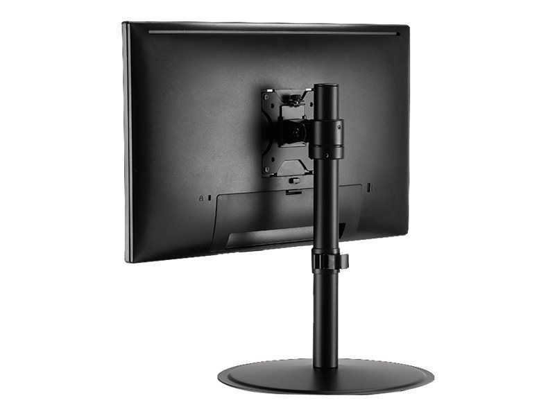 LogiLink Aufstellung - neigbar - für Monitor / Curved-Monitor - Stahl, Kunststoff - Schwarz - Bildschirmgröße: 43.2-81.3 cm (17"-32")