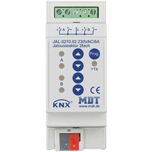 MDT JALOUSIEAKTOR 2FACH 10A 230V / JAL-0210.02