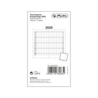 Herlitz Taschenplaner Ersatzeinlage mit Leporello-Falzung